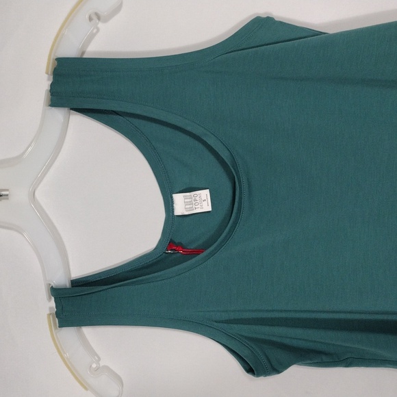 NWT Topo Designs Caribbean Global Flip Reverse Tek Tank Women's Size Small - Picture 3 of 9